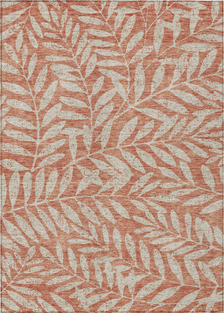 Piper Looms Chantille Floral ACN899 Salmon Machine Washable Area Rug main image