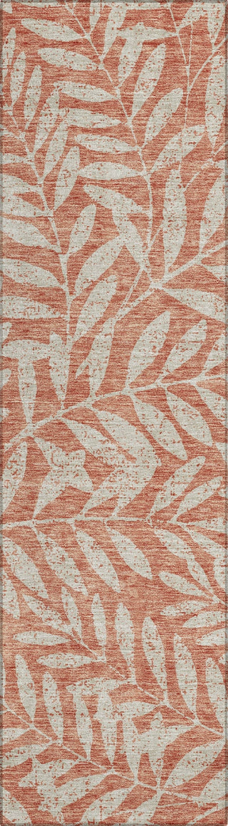 Piper Looms Chantille Floral ACN899 Salmon Machine Washable Area Rug Runner Main Image