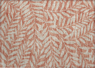 Piper Looms Chantille Floral ACN899 Salmon Machine Washable Area Rug Scatter Main Image