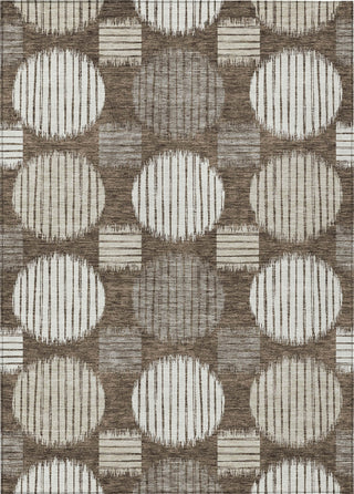 Piper Looms Chantille Geometric ACN900 Brown Machine Washable Area Rug main image