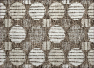 Piper Looms Chantille Geometric ACN900 Brown Machine Washable Area Rug Scatter Main Image
