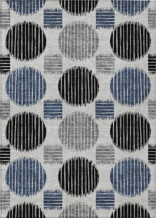 Piper Looms Chantille Geometric ACN900 Gray Machine Washable Area Rug main image