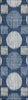 Piper Looms Chantille Geometric ACN900 Navy Machine Washable Area Rug Runner Main Image