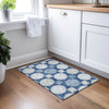 Piper Looms Chantille Geometric ACN900 Navy Machine Washable Area Rug Scatter Lifestyle Image Feature