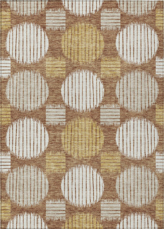 Piper Looms Chantille Geometric ACN900 Paprika Machine Washable Area Rug main image