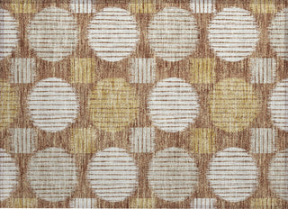 Piper Looms Chantille Geometric ACN900 Paprika Machine Washable Area Rug Scatter Main Image