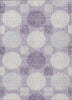 Piper Looms Chantille Geometric ACN900 Purple Machine Washable Area Rug main image