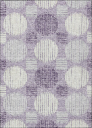 Piper Looms Chantille Geometric ACN900 Purple Machine Washable Area Rug main image