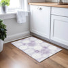 Piper Looms Chantille Geometric ACN900 Purple Machine Washable Area Rug Scatter Lifestyle Image Feature