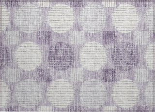 Piper Looms Chantille Geometric ACN900 Purple Machine Washable Area Rug Scatter Main Image