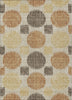 Piper Looms Chantille Geometric ACN900 Tan Machine Washable Area Rug main image