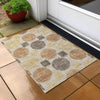 Piper Looms Chantille Geometric ACN900 Tan Machine Washable Area Rug Scatter Outdoor Lifestyle Image Feature