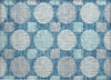 Piper Looms Chantille Geometric ACN900 Teal Machine Washable Area Rug Scatter Main Image