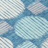 Piper Looms Chantille Geometric ACN900 Teal Machine Washable Area Rug Swatch Image