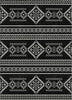 Piper Looms Chantille Southwest ACN901 Black Machine Washable Area Rug main image