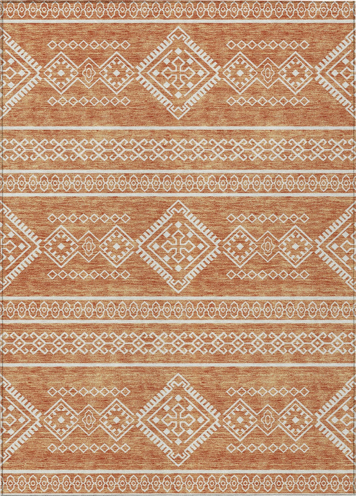 Piper Looms Chantille Southwest ACN901 Copper Machine Washable Area Rug main image