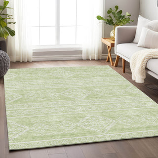 Piper Looms Chantille Southwest ACN901 Mint Machine Washable Area Rug Lifestyle Image Feature