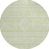Piper Looms Chantille Southwest ACN901 Mint Machine Washable Area Rug Round Main Image