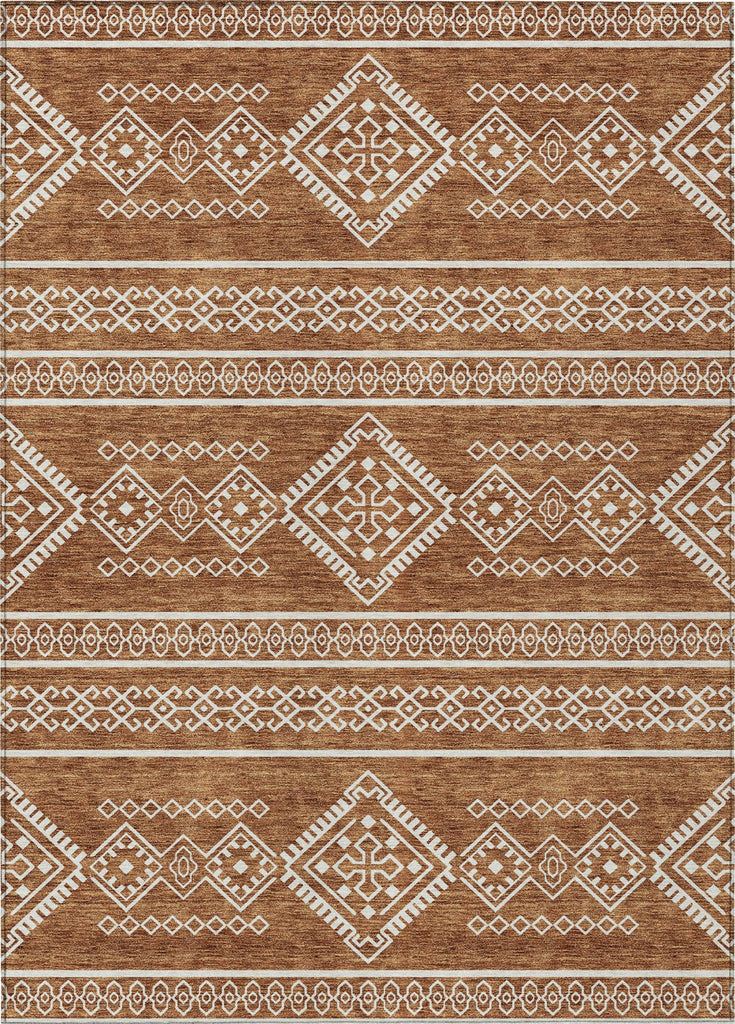 Piper Looms Chantille Southwest ACN901 Paprika Machine Washable Area Rug main image