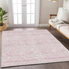 Piper Looms Chantille Southwest ACN901 Pink Machine Washable Area Rug Lifestyle Image Feature