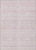 Piper Looms Chantille Southwest ACN901 Pink Machine Washable Area Rug main image
