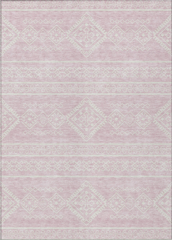 Piper Looms Chantille Southwest ACN901 Pink Machine Washable Area Rug main image
