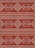 Piper Looms Chantille Southwest ACN901 Red Machine Washable Area Rug main image