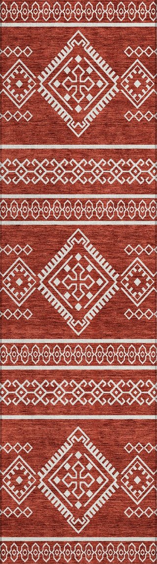 Piper Looms Chantille Southwest ACN901 Red Machine Washable Area Rug Runner Main Image
