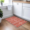 Piper Looms Chantille Southwest ACN901 Red Machine Washable Area Rug Scatter Lifestyle Image Feature