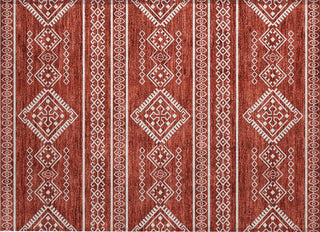 Piper Looms Chantille Southwest ACN901 Red Machine Washable Area Rug Scatter Main Image