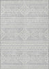 Piper Looms Chantille Southwest ACN901 Silver Machine Washable Area Rug main image