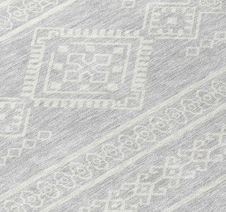 Piper Looms Chantille Southwest ACN901 Silver Machine Washable Area Rug Swatch Image