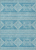 Piper Looms Chantille Southwest ACN901 Teal Machine Washable Area Rug main image
