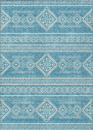 Piper Looms Chantille Southwest ACN901 Teal Machine Washable Area Rug main image