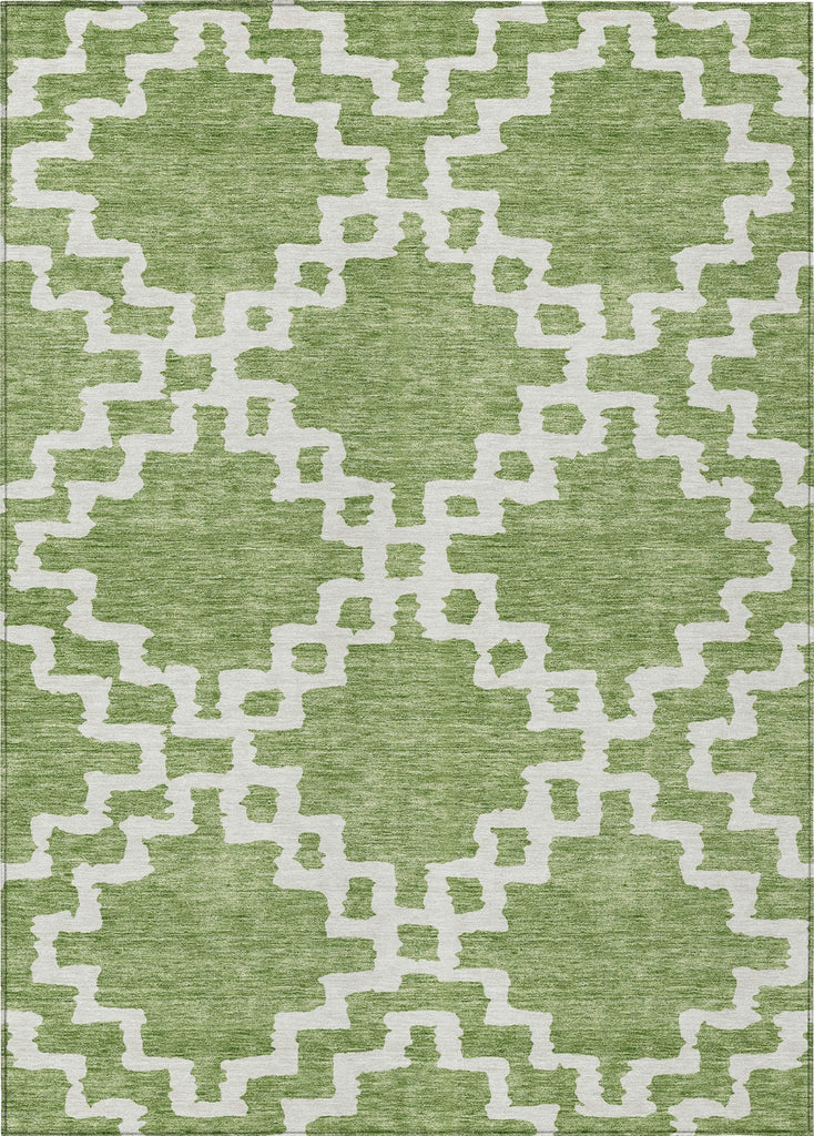 Piper Looms Chantille Diamonds ACN902 Aloe Machine Washable Area Rug main image