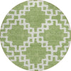 Piper Looms Chantille Diamonds ACN902 Aloe Machine Washable Area Rug Round Main Image