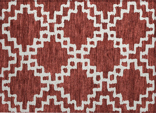 Piper Looms Chantille Diamonds ACN902 Brick Machine Washable Area Rug Scatter Main Image