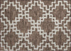 Piper Looms Chantille Diamonds ACN902 Brown Machine Washable Area Rug Scatter Main Image