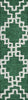 Piper Looms Chantille Diamonds ACN902 Emerald Machine Washable Area Rug Runner Main Image