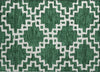 Piper Looms Chantille Diamonds ACN902 Emerald Machine Washable Area Rug Scatter Main Image