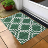 Piper Looms Chantille Diamonds ACN902 Emerald Machine Washable Area Rug Scatter Outdoor Lifestyle Image Feature