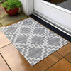 Piper Looms Chantille Diamonds ACN902 Gray Machine Washable Area Rug Scatter Outdoor Lifestyle Image Feature