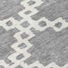 Piper Looms Chantille Diamonds ACN902 Gray Machine Washable Area Rug Swatch Image
