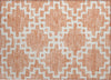 Piper Looms Chantille Diamonds ACN902 Salmon Machine Washable Area Rug Scatter Main Image