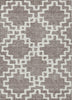 Piper Looms Chantille Diamonds ACN902 Taupe Machine Washable Area Rug main image