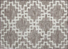 Piper Looms Chantille Diamonds ACN902 Taupe Machine Washable Area Rug Scatter Main Image