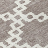Piper Looms Chantille Diamonds ACN902 Taupe Machine Washable Area Rug Swatch Image