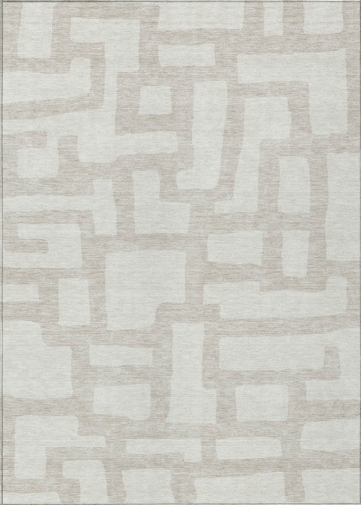 Piper Looms Chantille Lines ACN903 Ivory Machine Washable Area Rug main image