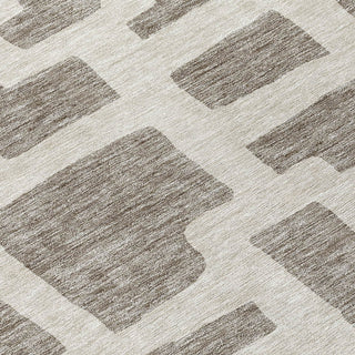 Piper Looms Chantille Lines ACN903 Taupe Machine Washable Area Rug Swatch Image