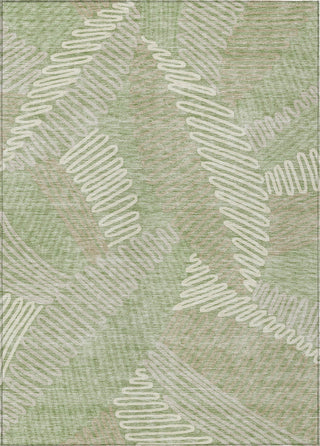 Piper Looms Chantille Floral ACN904 Aloe Machine Washable Area Rug main image